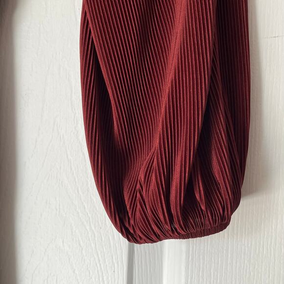 Zara Pleated Wrap Dress - Size S - NWT - Picture 7 of 13